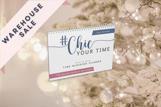 Chic Your Time 52 Week Time Blocking Planner