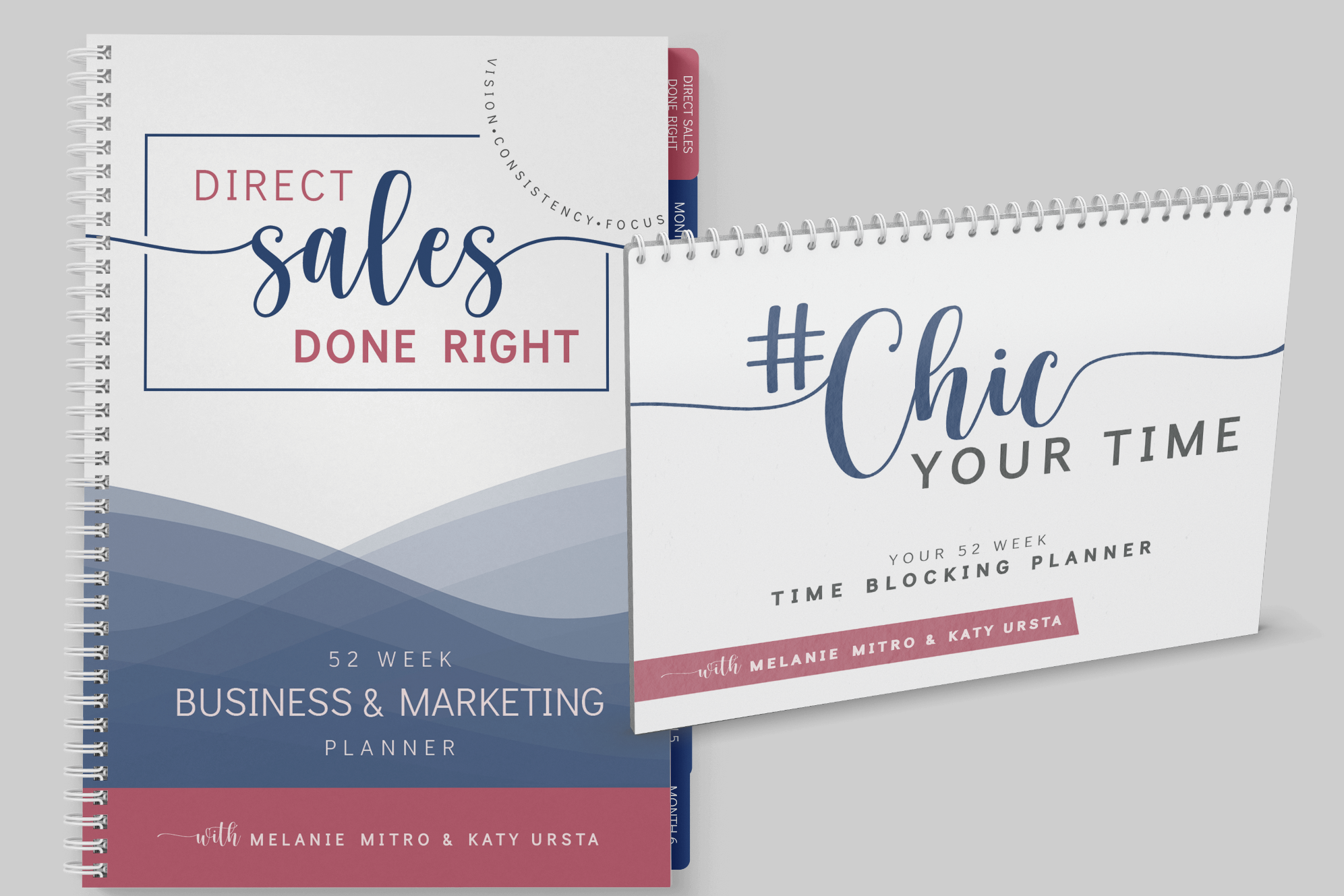 Newest Edition 2024 Direct Sales Done Right 52 Week Business And Mar   CopyofChicInfluencerPlannerMockups 